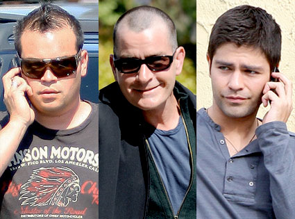 Jon Gosselin, Charlie Sheen, Adrian Grenier Jon Gosselin, Charlie Sheen, Adrian Grenier